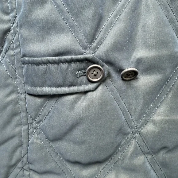 Faconnable Men's Full Zip Vest Jacket Navy Quilted Lightweight Outdoor M - Picture 3 of 10